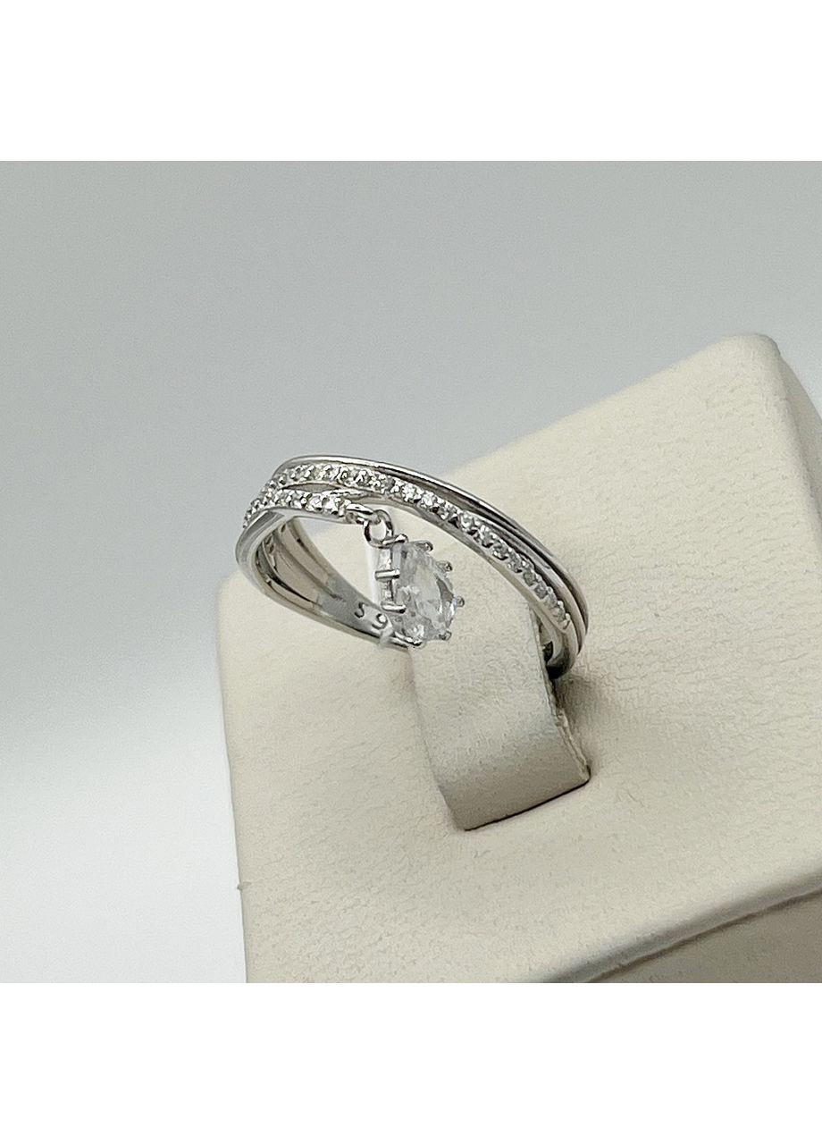 Кольцо серебряное с кубическим цирконием "Дорожка" 17 2,05 г No Brand (370142477)