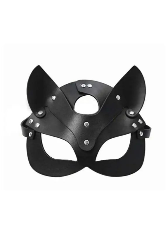Маска кішки аксесуар для еротичних рольових ігор БДСМ садо-мазо Маска кішка жіноча рольова + Анальна пробка No Brand (330822978)