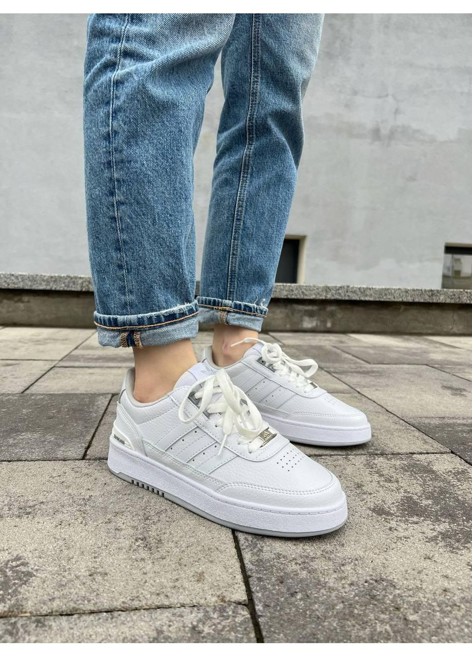 Белые демисезонные кроссовки мужские adidas spican white адидас No Brand