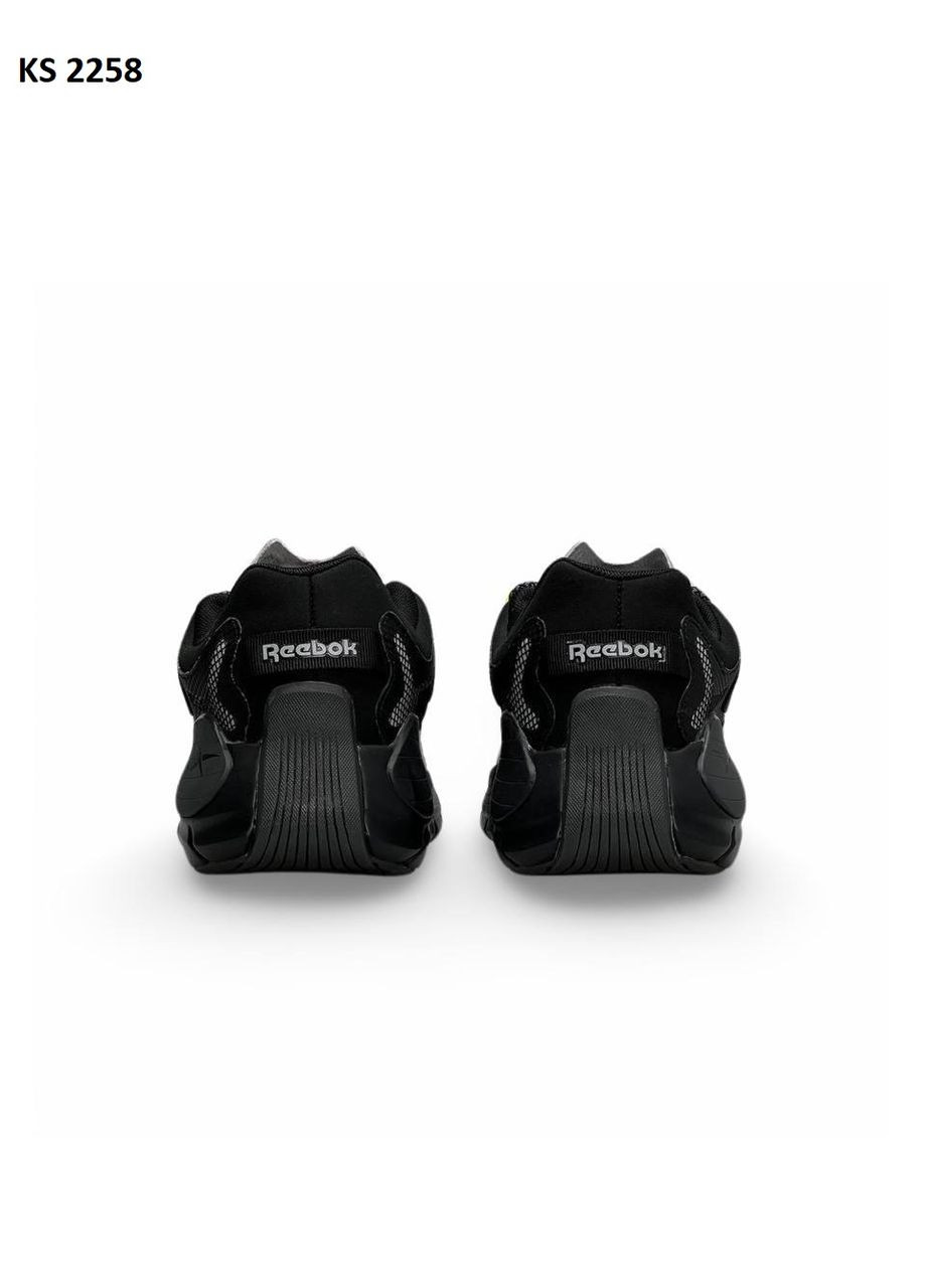 КРОССОВКИ ЖЕНСКИЕ REEBOK ZIG KINETICA II BLACK GREY РИБОК ЗИГ КИНЕТИКА No Brand серые демисезоны (368867818)