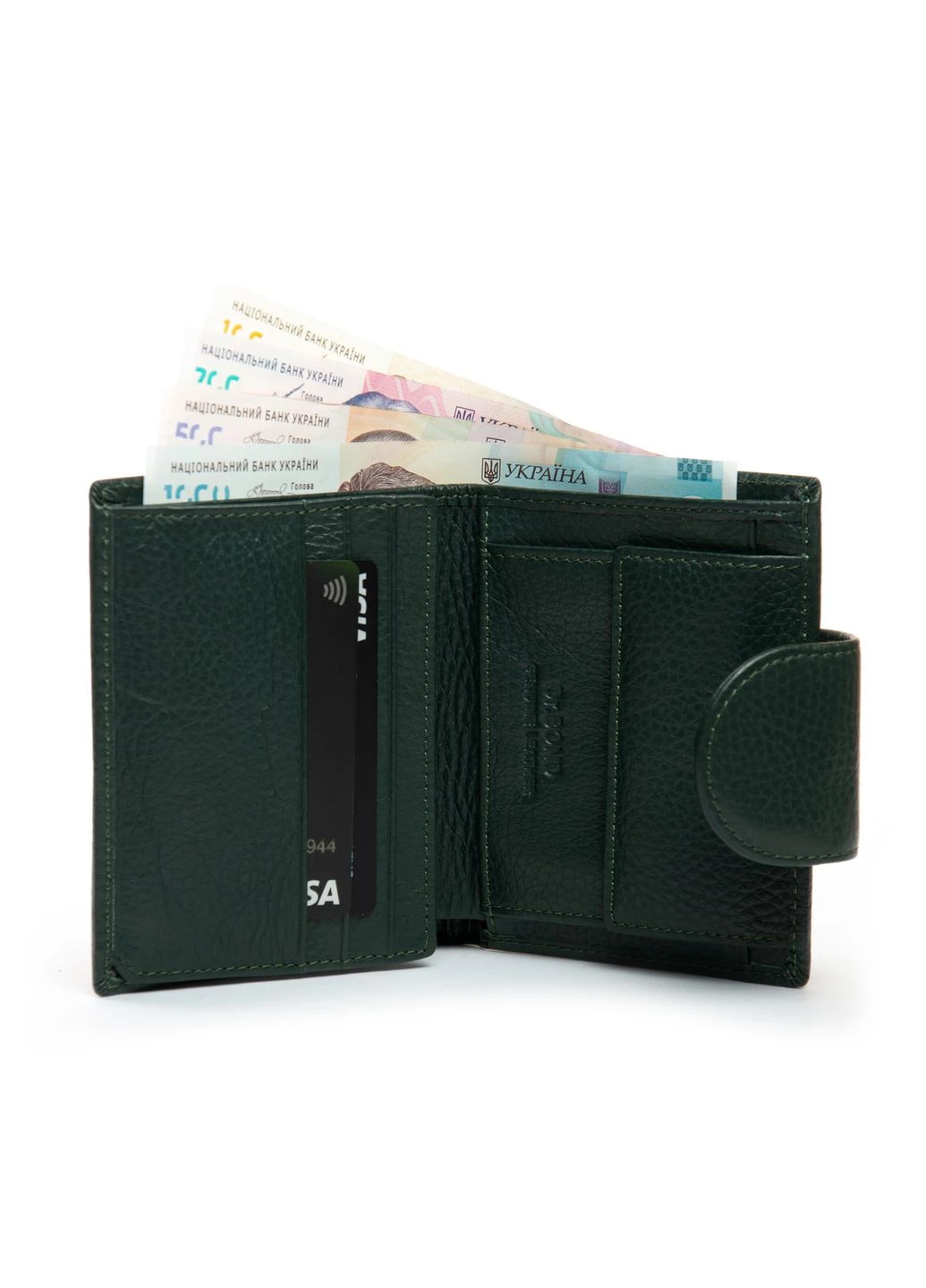 Кошелек Женский кожа WS-36 green Fashion (394722192)