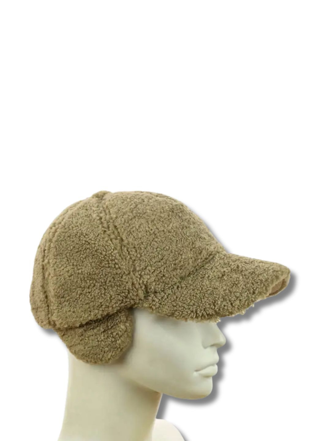 Жіноча плюшева зимова кепка з вухами - Тедді No Brand Зимова кепка (351348128)