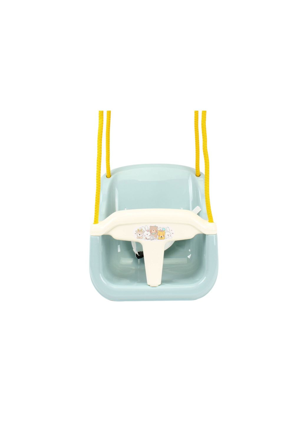 Гойдалка із захисною перекладиною та ременем безпеки зелена (TH2130) ТехноК (364111494)