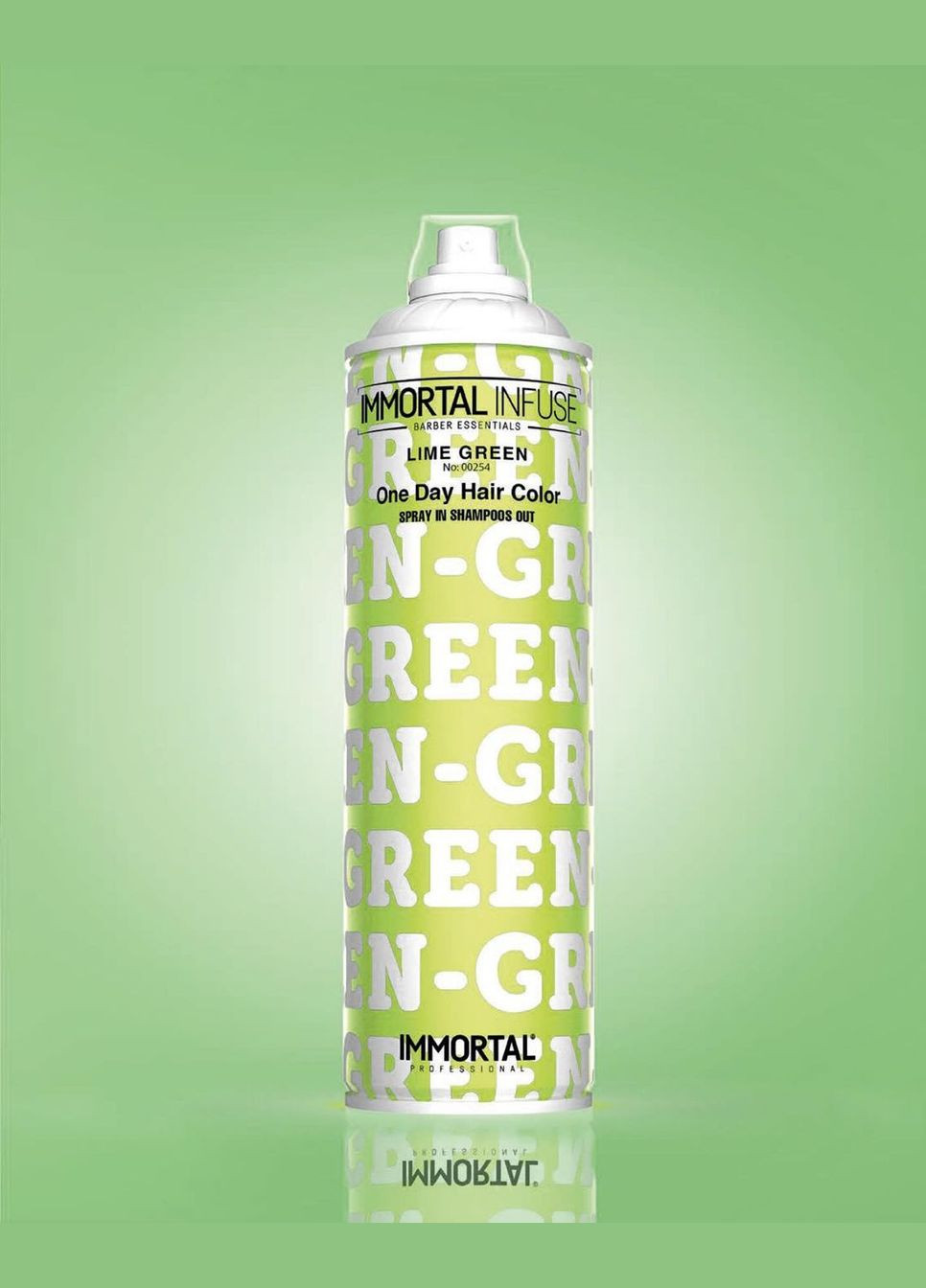 Спрей-фарба для волосся тимчасового ефекту One Day Hair Color LIME GREEN Immortal Infuse (304651208)