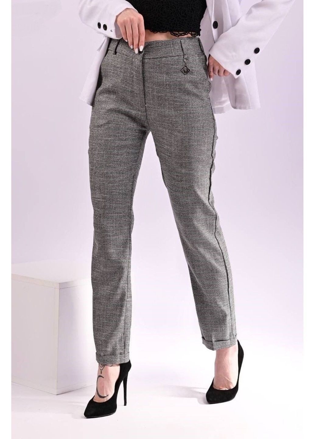 Штани жіночі класичні сірі BSZZ (305847622)