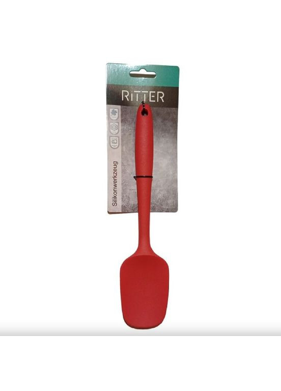 Лопатка кухонная силиконовая RITTER 27.5 см красный Krauff (289728070)