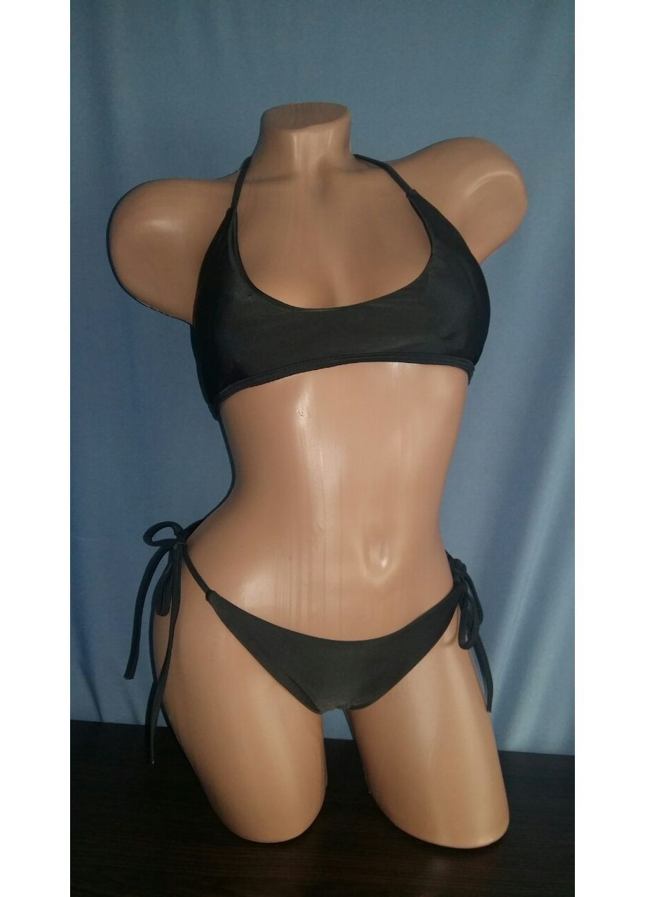 Черный летний женский купальник. No Brand