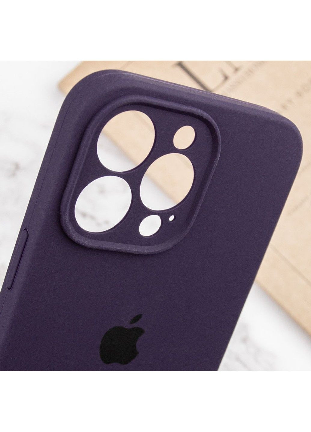 Чехол Silicone Case Full Camera Protective (AA) для Apple iPhone 15 Pro (6.1") Epik (291879141)