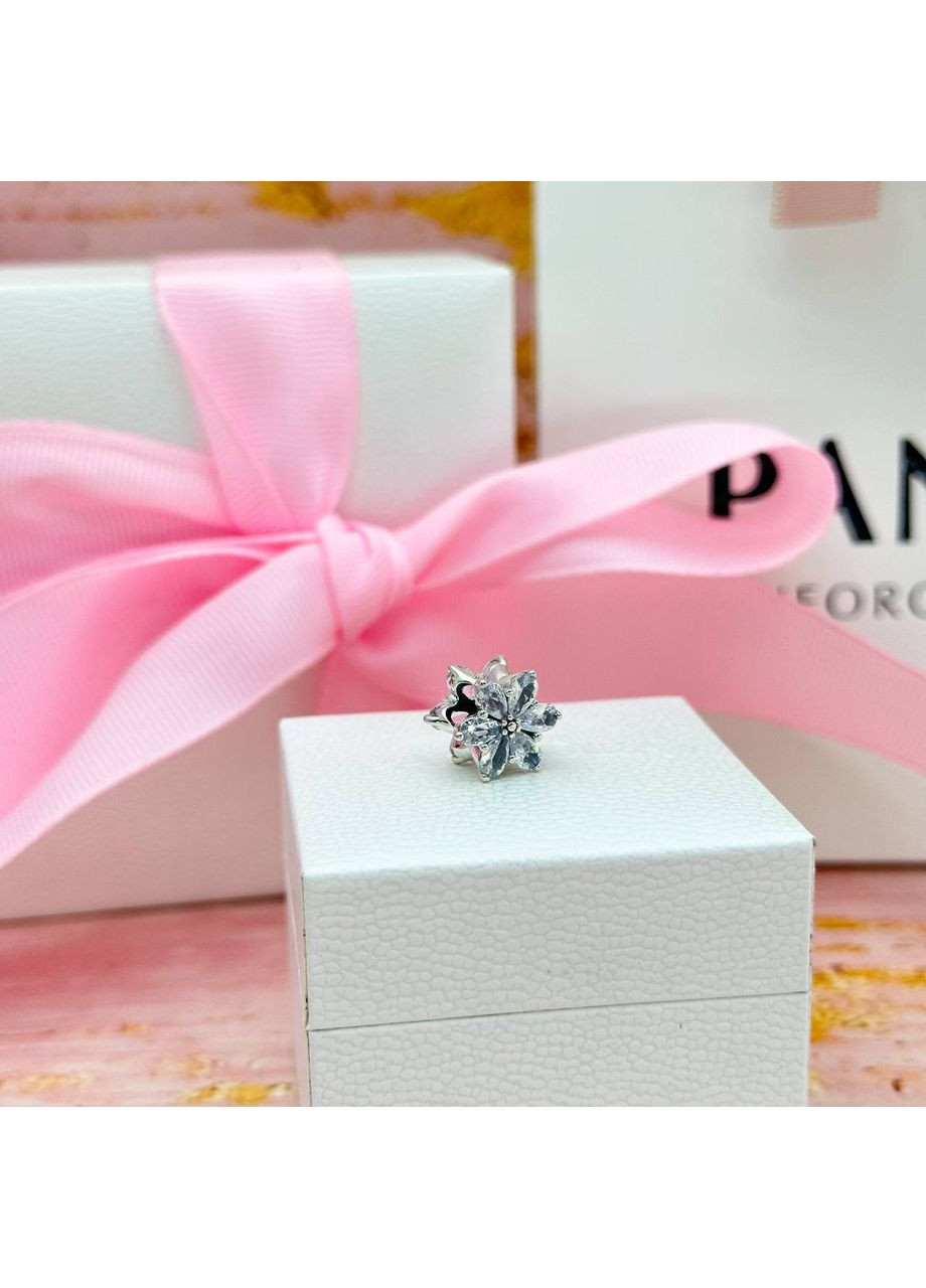 Срібний шарм Пандора "Блискучий гербарій" 792623C01 Kabluchka (355347335)