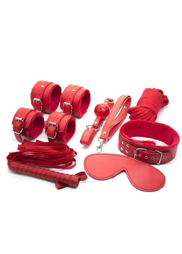 Еротичний набір БДСМ для рольових ігор фіолетовий бдсм набір 8 предметів для рольових садо-мазо ігор Фетіш No Brand (316720751)