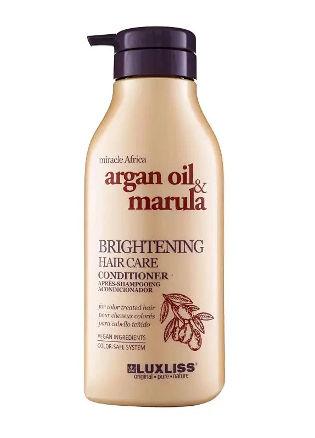 Кондиціонер для блиску Brightening Hair Care Conditioner 500 мл Luxliss (317859295)