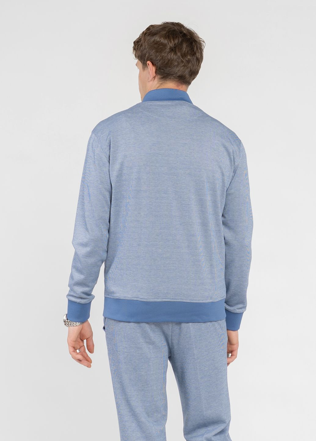 Кофта на молнии мужская синяя Arber Jersey Bomber ASKR-38 (332214150)