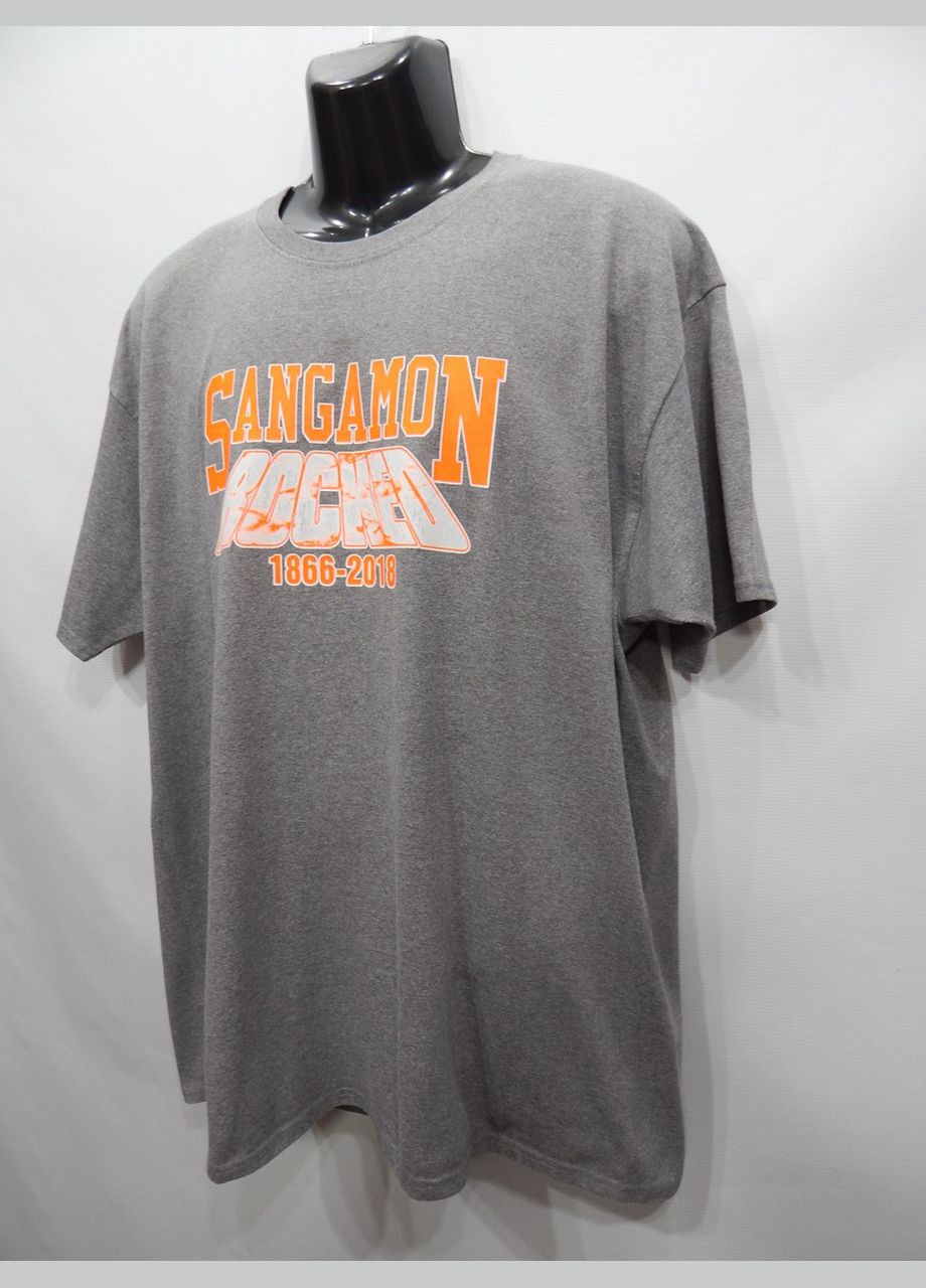 Серая мужская футболка оригинал р.54 029fml (только в указанном размере, только 1 шт.) Hanes