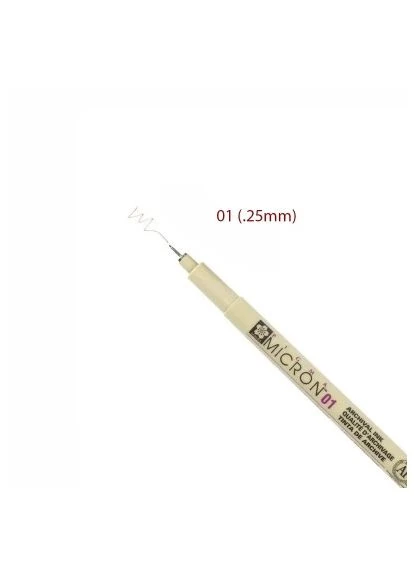 Лайнер Pigma Micron (0.1) 0,25 мм Коричневый (084511326309) Sakura Pigma Micron (0.1) 0, 25 мм Коричневий (401193547)