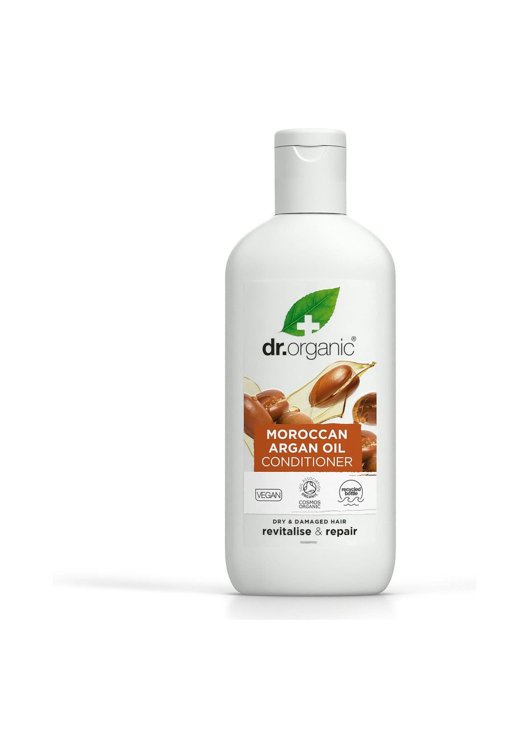 Кондиціонер для сухого та пошкодженого волосся з марокканською аргановою олією 265 мл Dr.Organic (303355736)