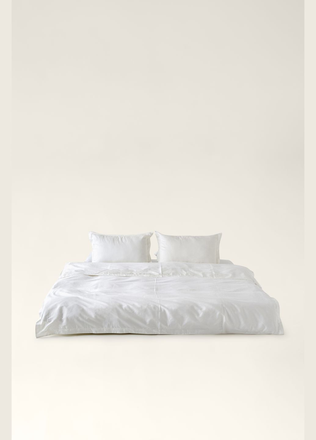 Постільна білизна сатин двоспальна 180 х 215 см 3в1 наволочки, підковдра, простирадло Beni Home (345641633)