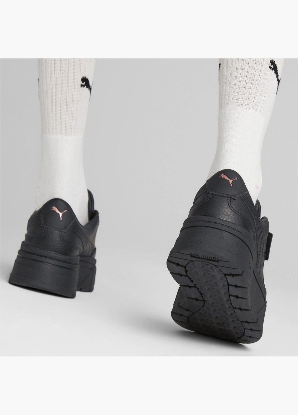 Кроссовки женские Mayze Stack Black 384412-02 Puma чёрные (325415104)