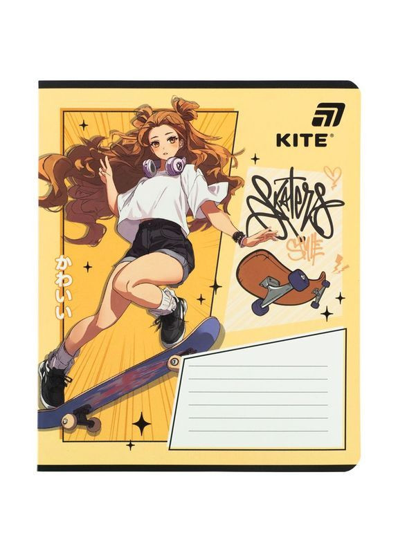 Тетрадь 18 л., лин., гибр. лак + УФ лак, Kite (Срок доставки до 10 дней!) MIC (385981766)