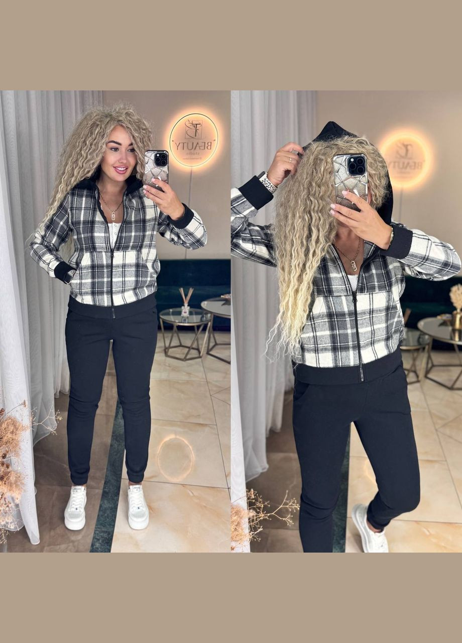 Костюм вовна+тринитка,штани та кофта No Brand (345643519)