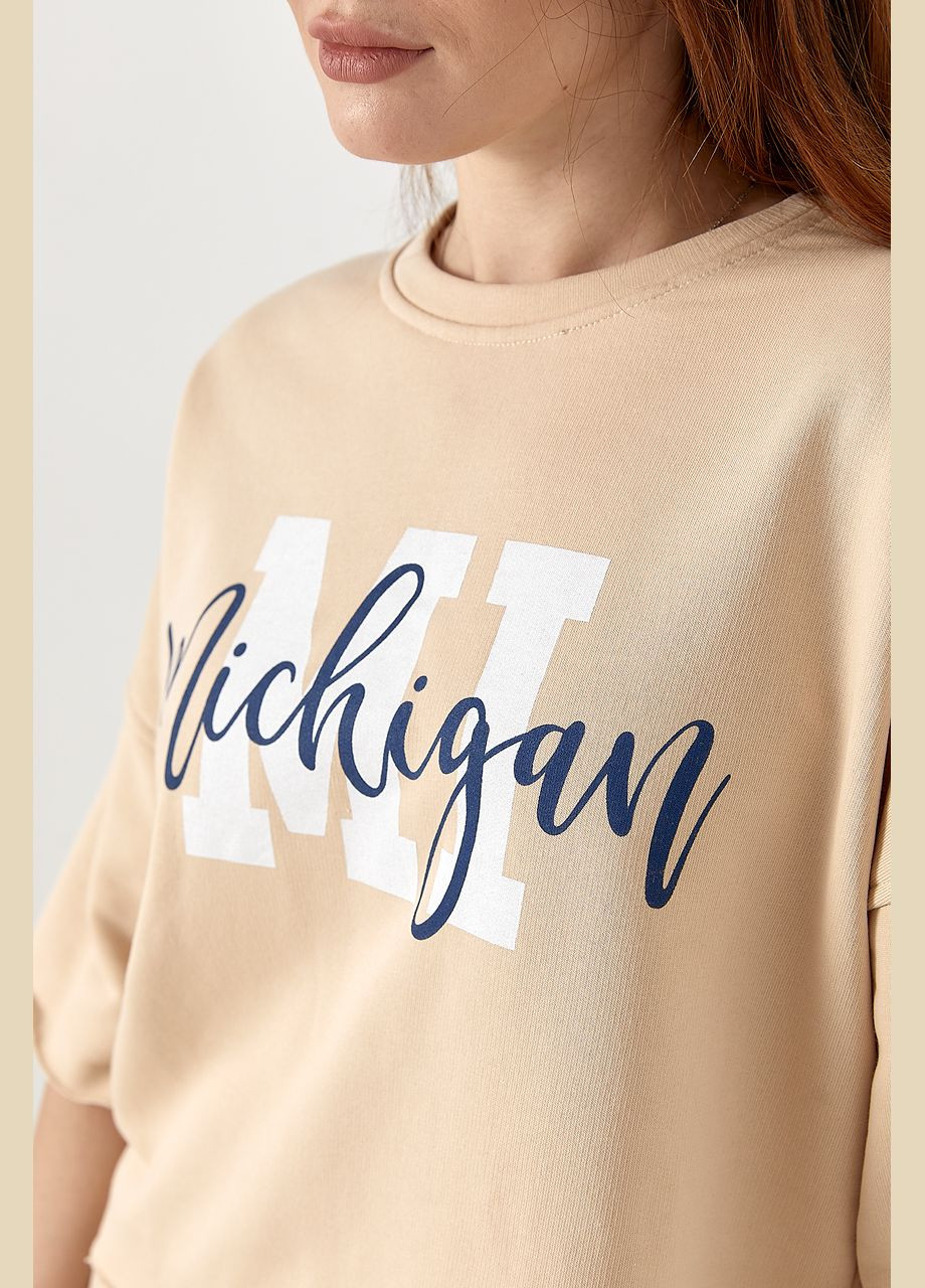 Спортивний костюм з принтом Michigan Lurex (332199986)