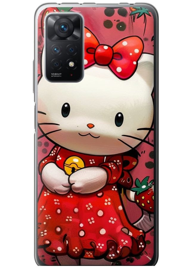Силіконовий чохол 'hello_kitty1' для Endorphone xiaomi redmi note 11 pro (285709780)