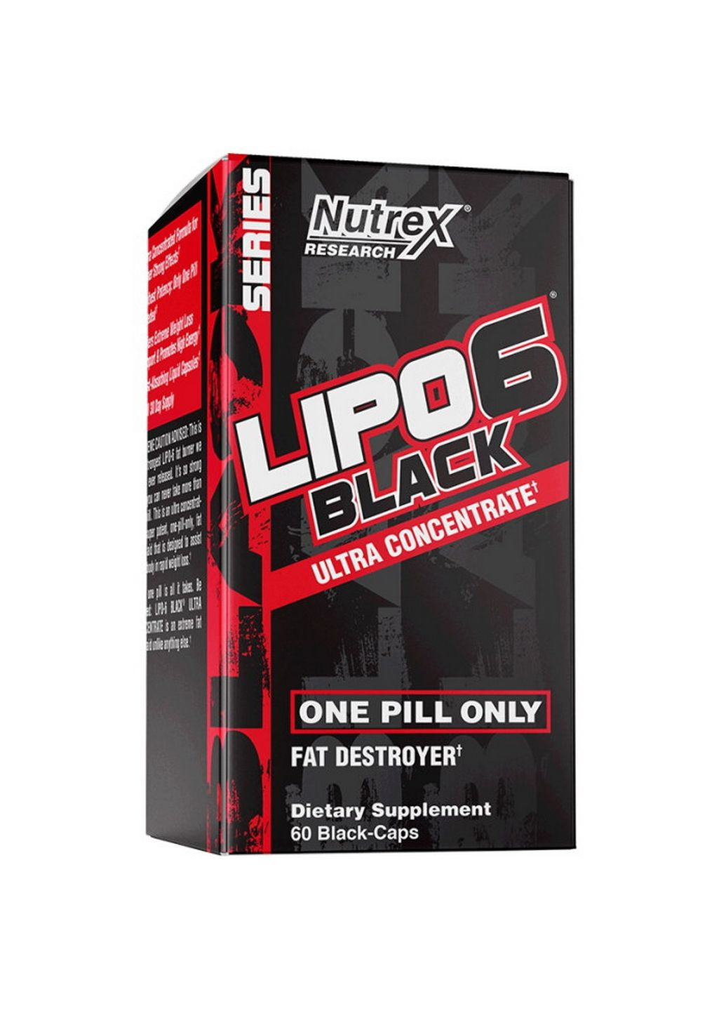 Жироспалювач Lipo-6 Black UC, 60 капсул Nutrex Research (293418262)