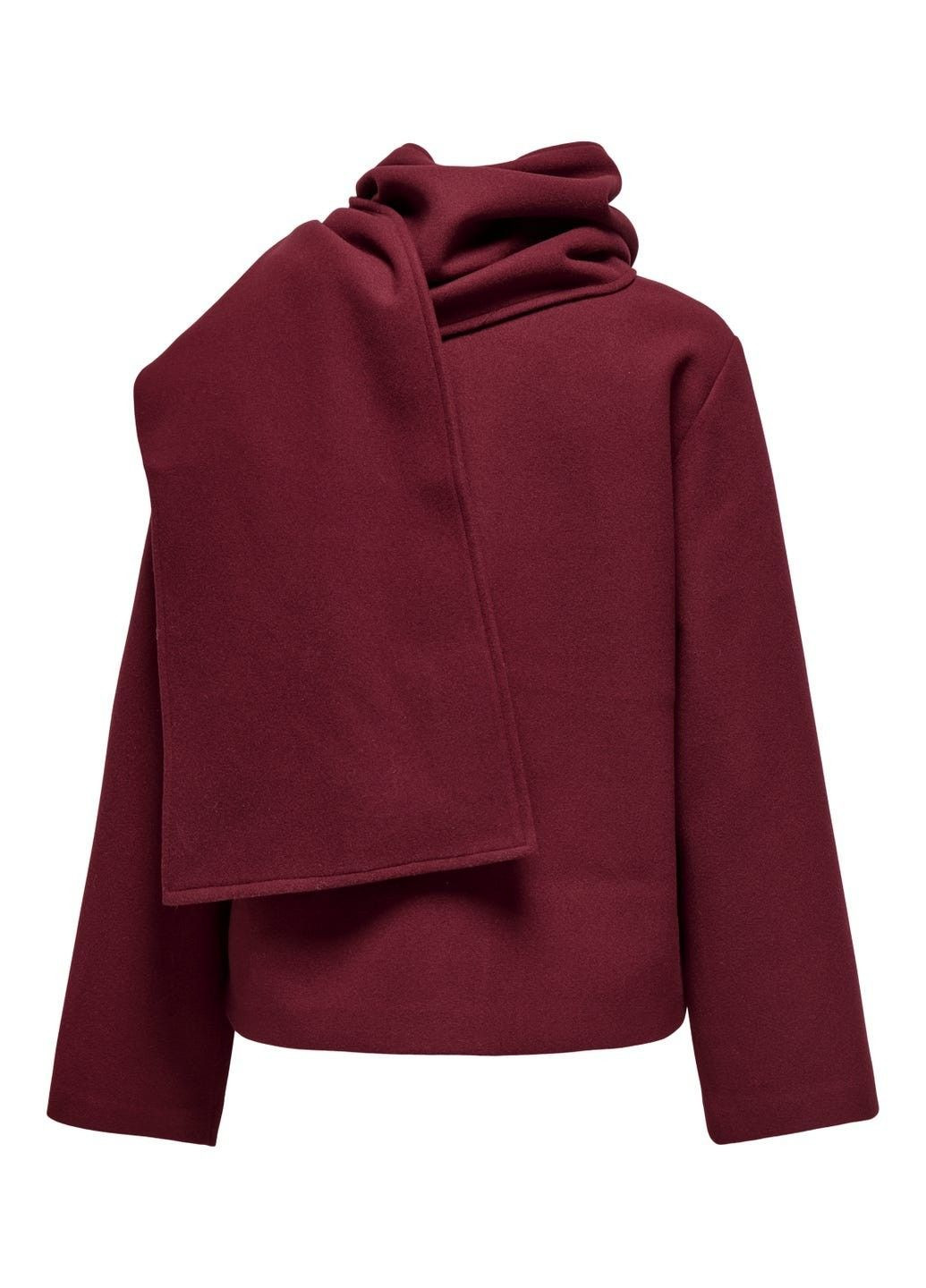 Бордовая куртка легкая,бордовый, Only