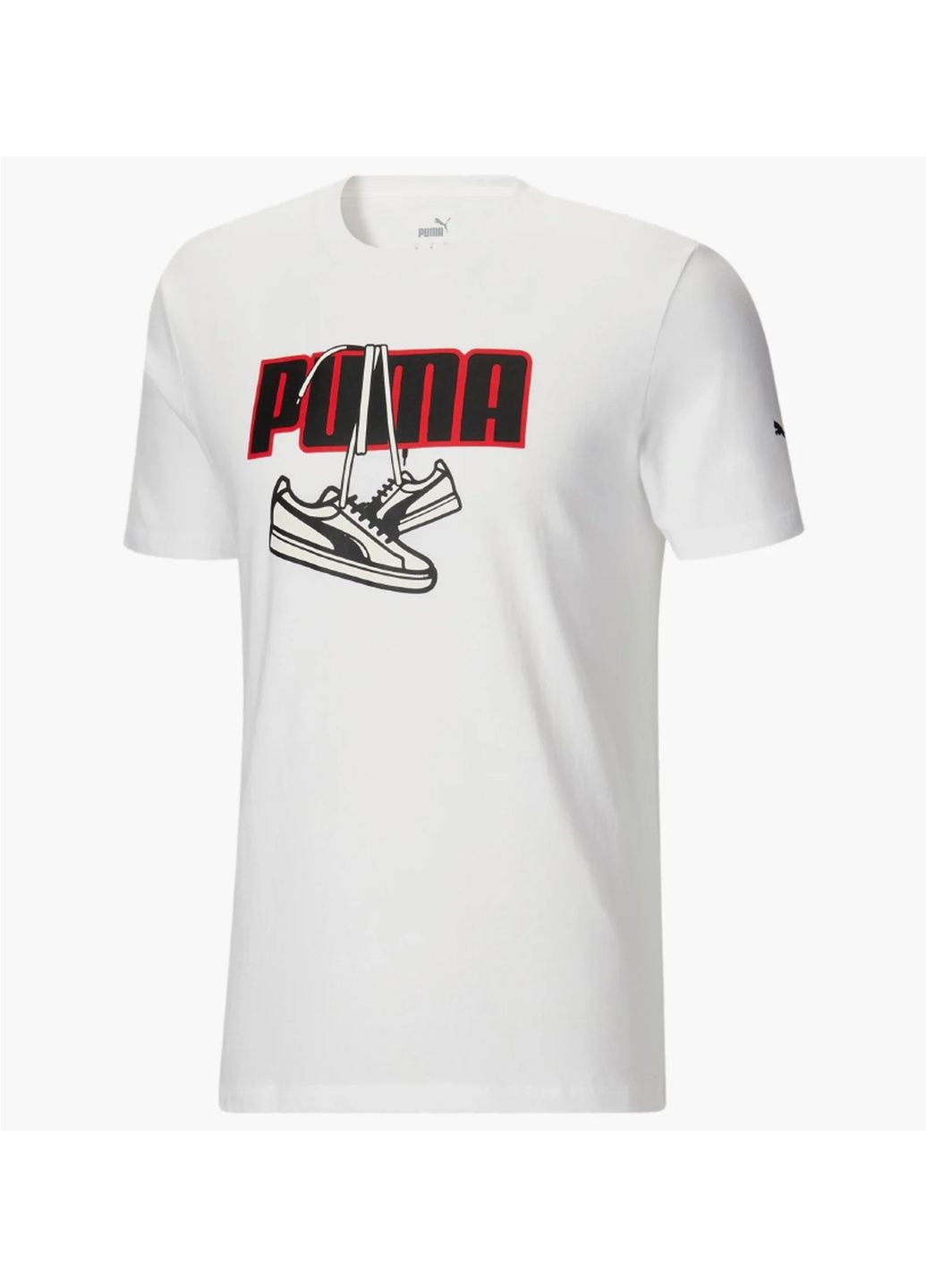 Біла футболка чоловіча sneaker hang tee white 589770-02 Puma