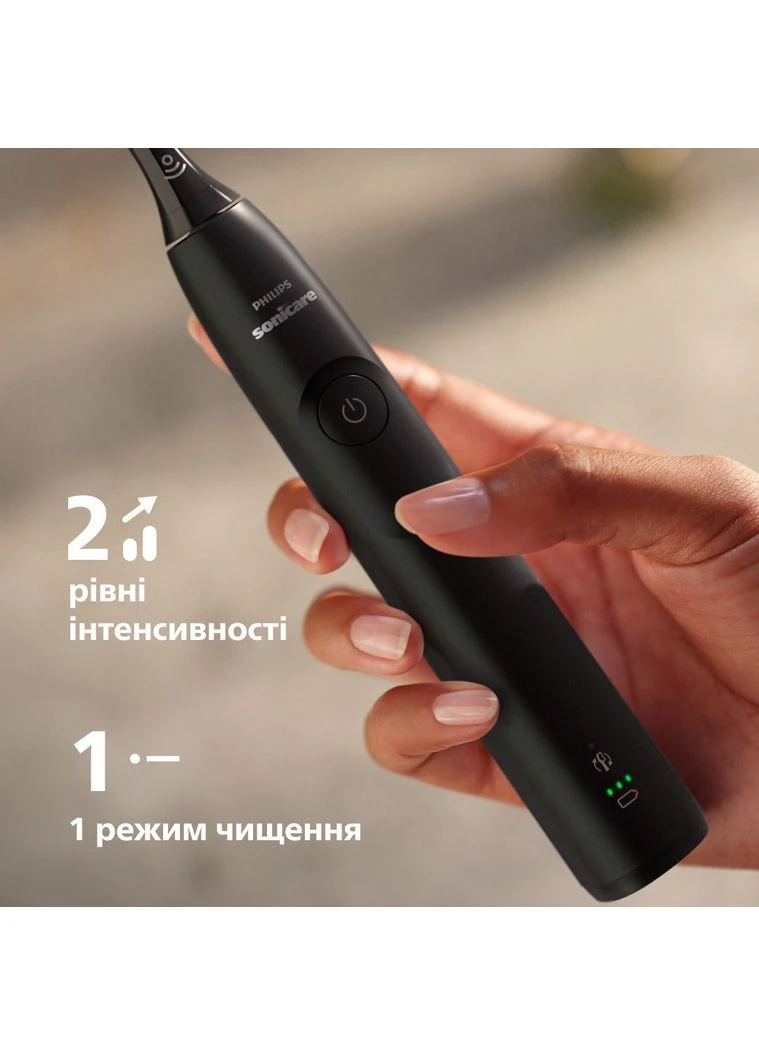 Электрическая зубная щетка Sonicare Series 5300 HX7101/02 Black [164719] Philips (400901671)