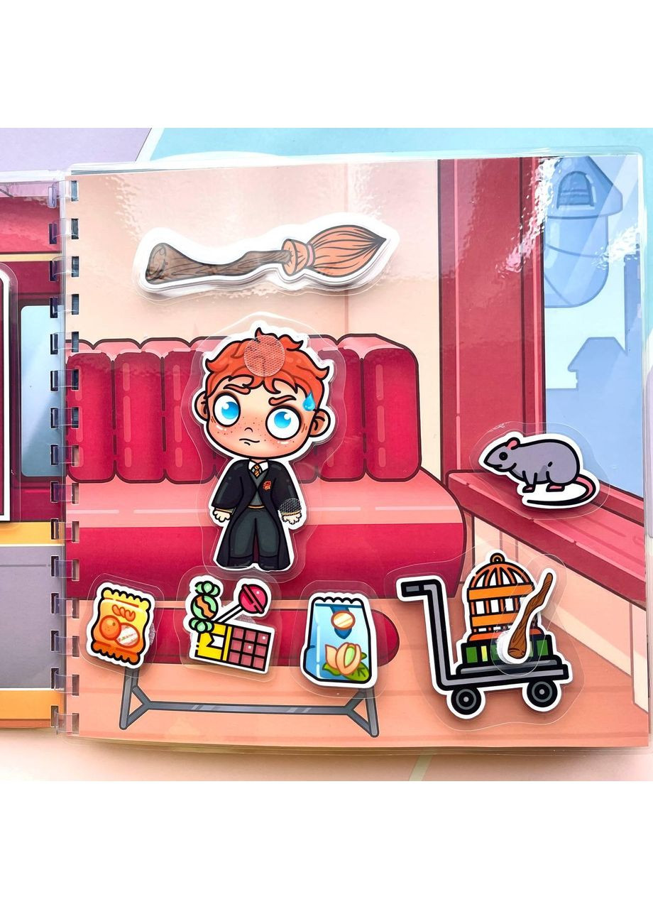 ГАРРИ ПОТТЕР книга на липучках No Brand (365762423)