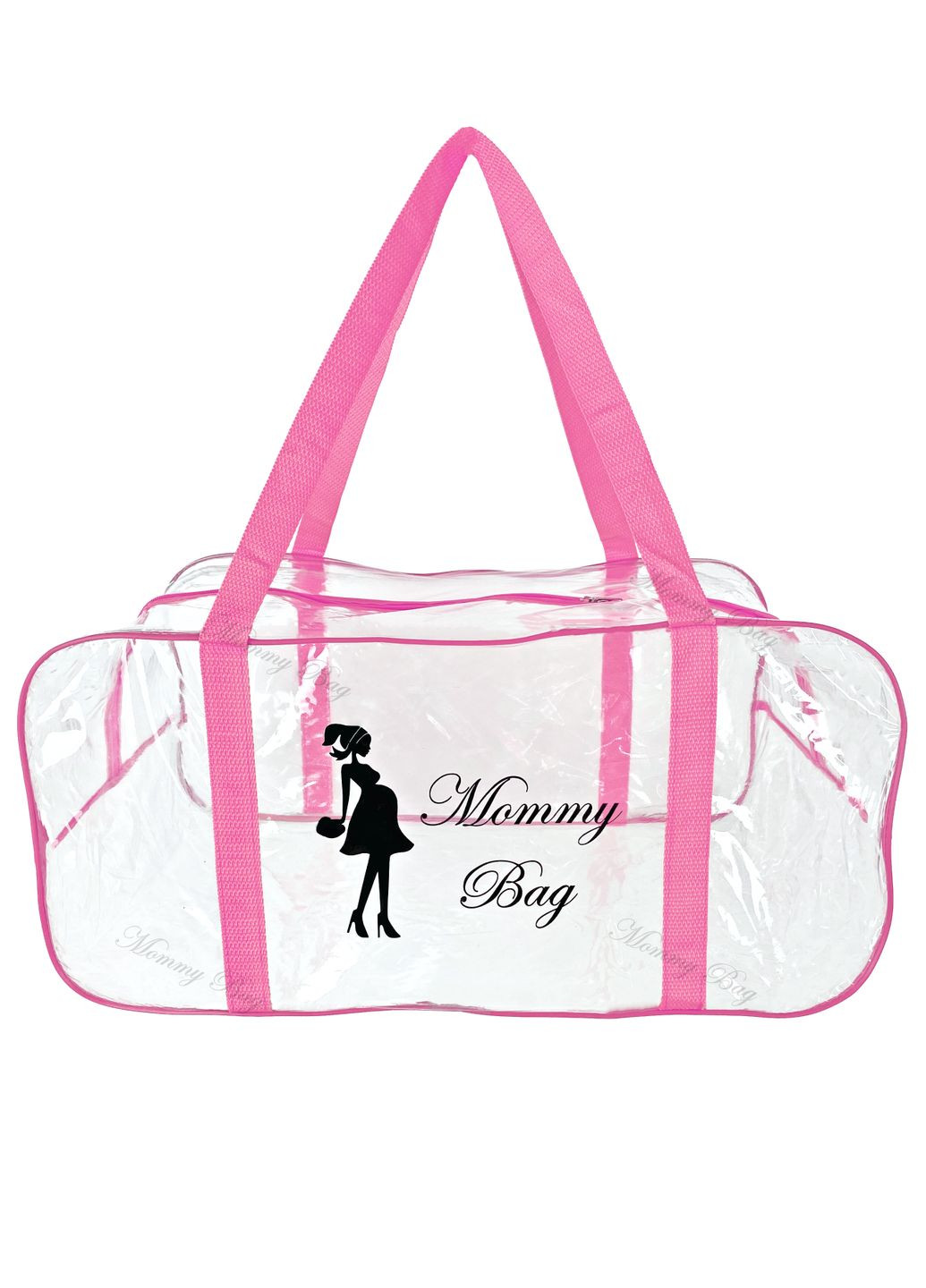 Набір із прозорих сумок у пологовий будинок (S, L, XL) Рожевий Mommy Bag (280941990)