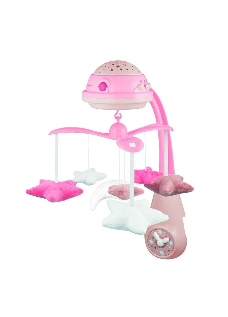 Карусель музыкальный электрический с проектором Розовая. Canpol Babies (314951640)