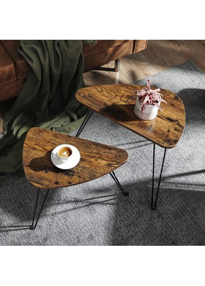 Комплект журнальних столиків Oskar в стилі Loft Leobert (361951791)