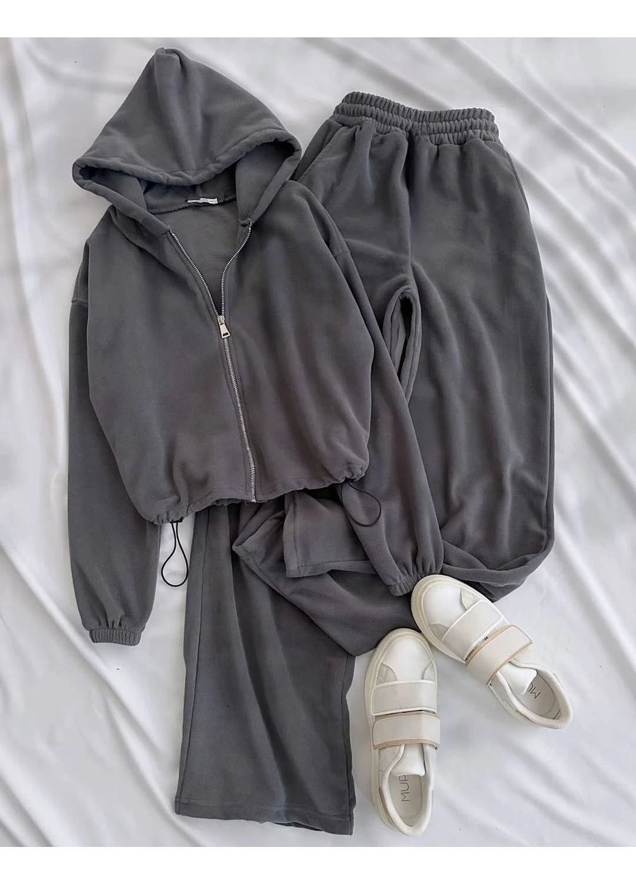 Жіночий костюм OVERSIZE з полар-флісу — ЗАМІРИ В ОПИСІ GD/GL Модний простір (373890881)