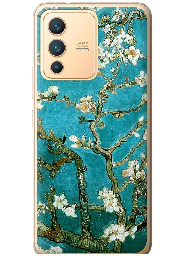 Силиконовый чехол 'Винсент Ван Гог. Сакура' для Endorphone Vivo V23 (378344674)