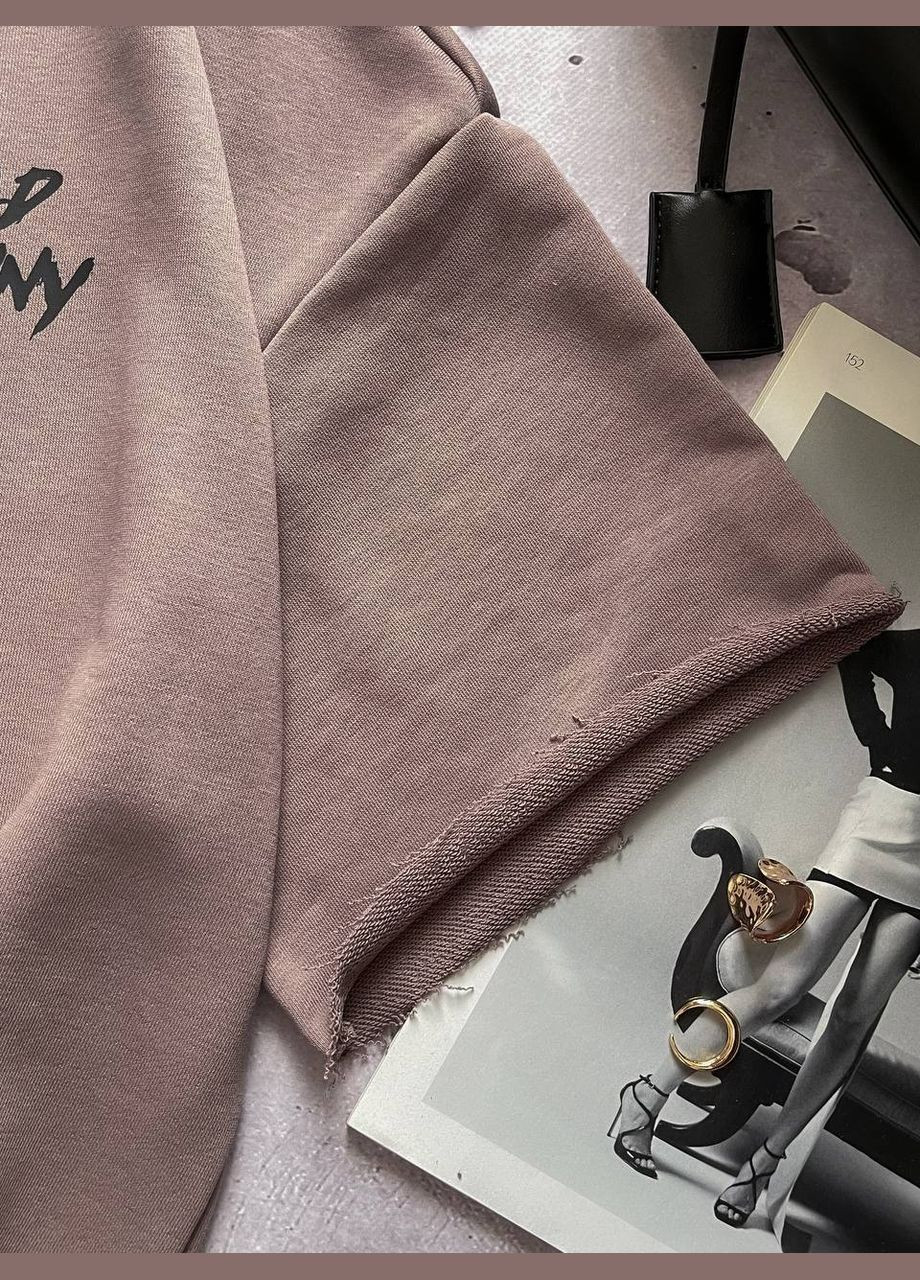 Женская футболка оверсайз с принтом на спине. MonCher - (346474814)