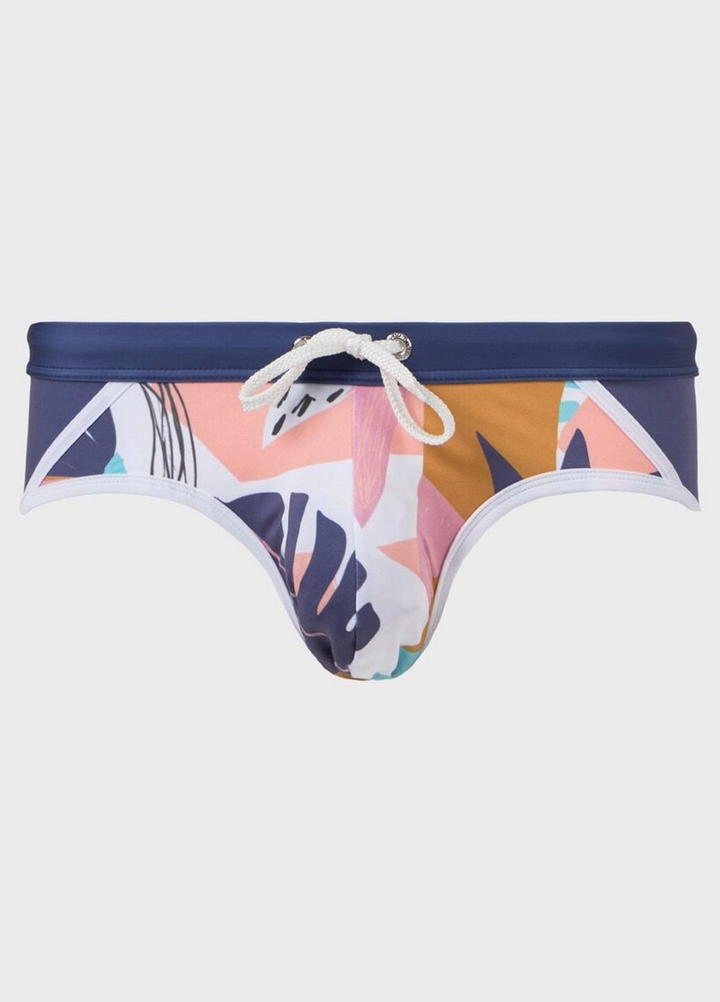 Мужские синие коктейльные, спортивные, пляжные, повседневные, кэжуал, деним плавки пляжные 1905s4 19051/разноцветный. танга, хипсы, брифы Geronimo