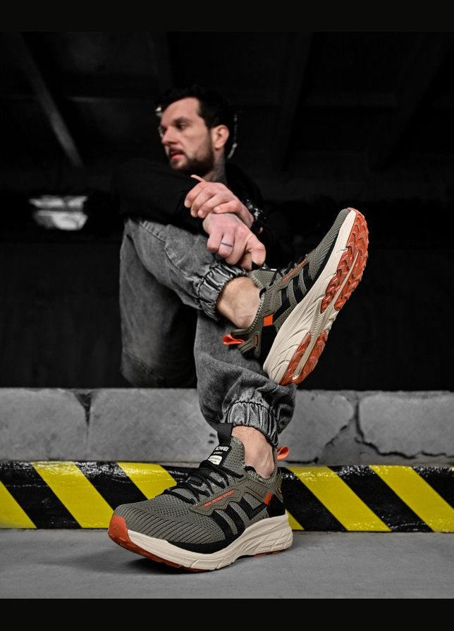 Хакі Літні стильні кросівки чоловічі сітка хакі Freedom