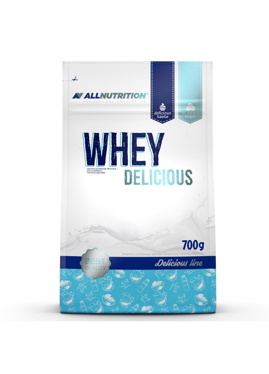 Протеин Whey Delicious, 700 грамм Кофе Allnutrition (293343023)