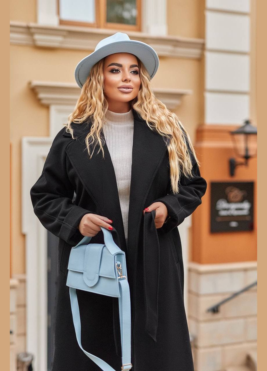 Чорне демісезонне Пальто Garna