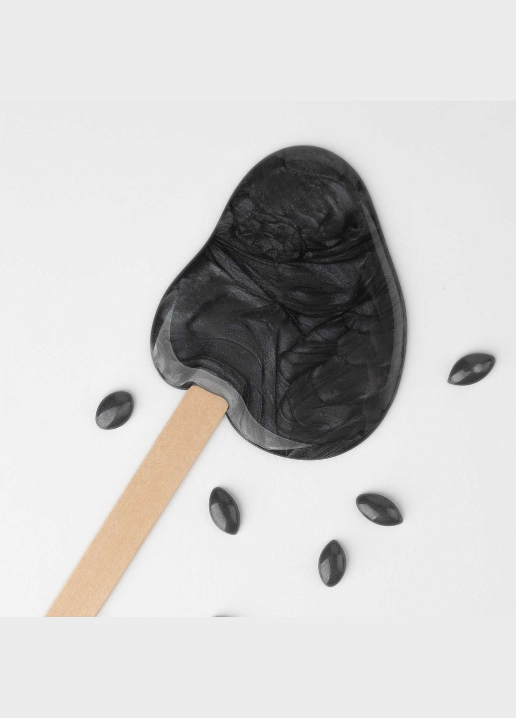 Воск в гранулах для бровей и лица Черная-Платина 100 г Nikk Mole (322930363)