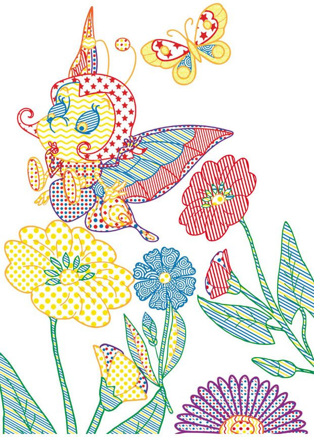 Большие водяные раскраски с цветным контуром. Команцы Кристал Бук (316083367)