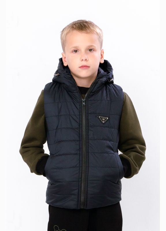Синий демисезонный жилетка для мальчика (p-12151) Носи своє