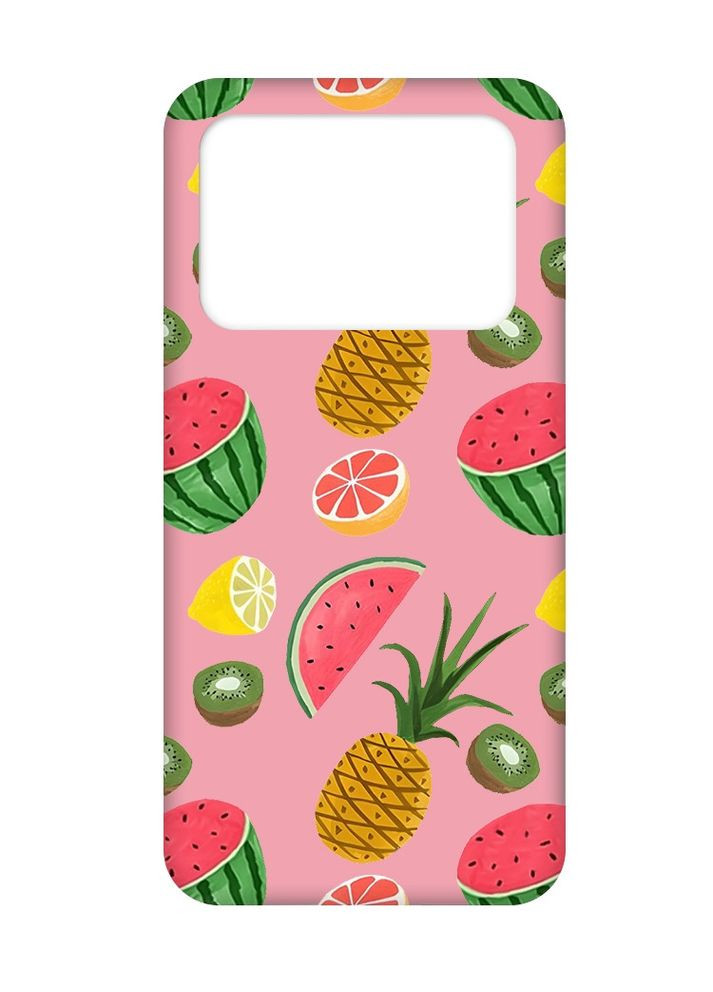 Матовый чехол на Xiaomi Poco X4 Pro 5G:: Фруктовый микс (принт 347) Creative (360674415)