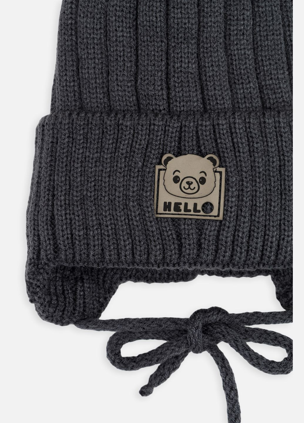 Комплект шапка + шарф для мальчика цвет темно-серый ЦБ-00262996 Yuki (308211371)