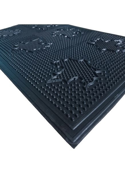 Коврик придверный резиновый 38*58см Кленовый лист No Brand (370607742)