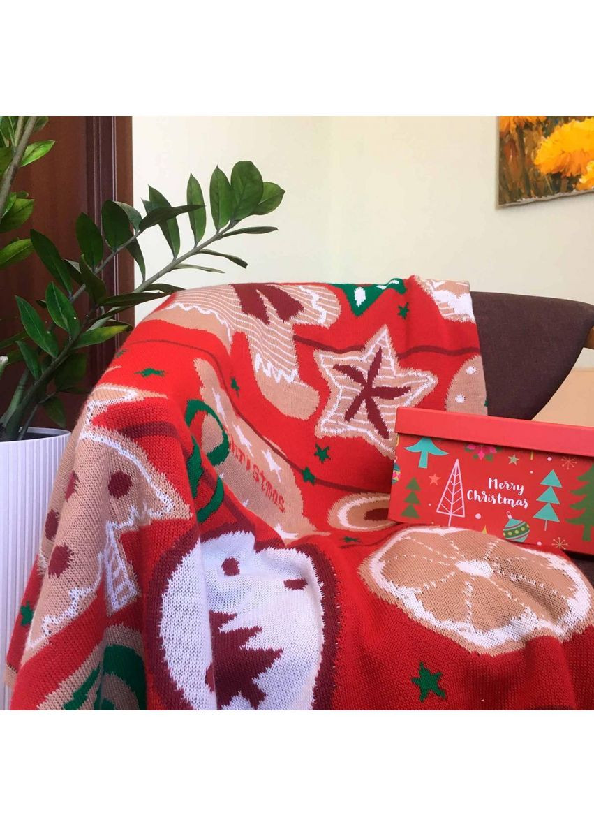 Плед новорiчний Печиво ТМ Прованс (367726830)