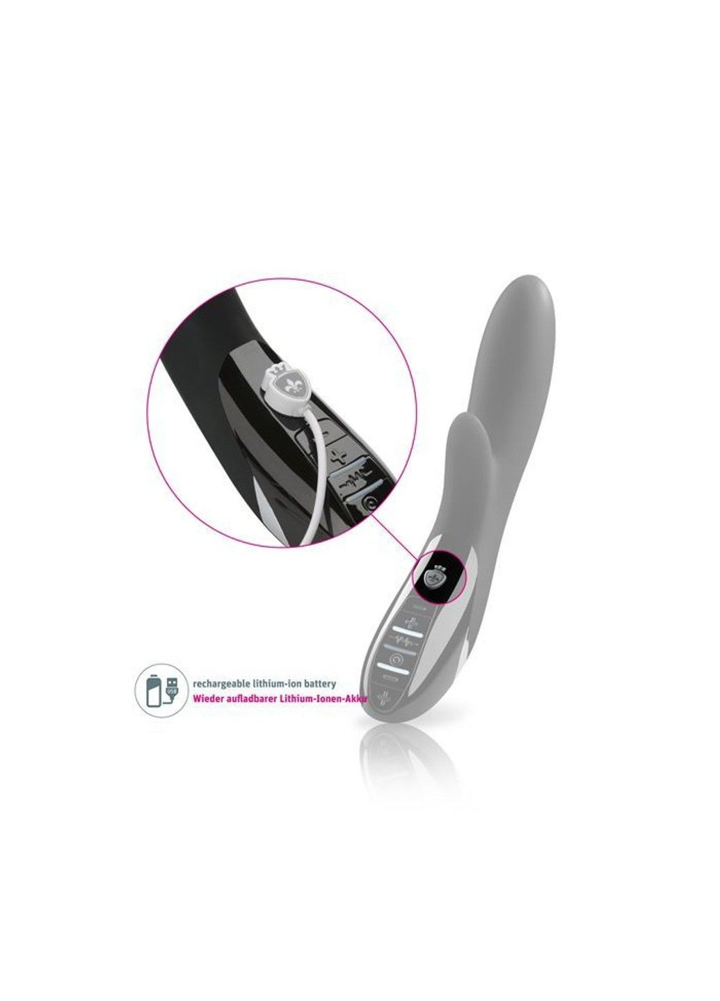 Вібратор кролик з електростимуляцією Daring Danny eStim Black міостимулятор Mystim (298572660)