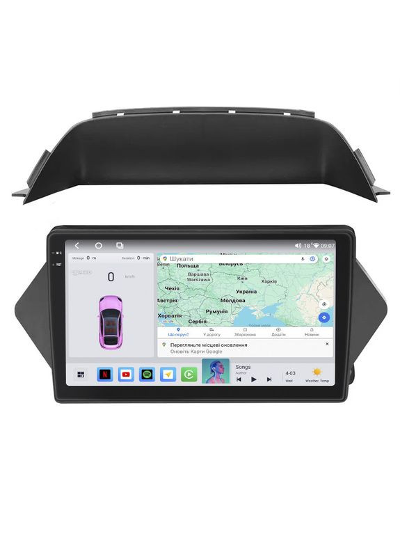 Штатна магнітола для Acura MDX II 2006-2010г 9" 4/64 QLED CarPlay 4G Wi-Fi GPS 360 Prime 1 шт. Lesko (336205928)