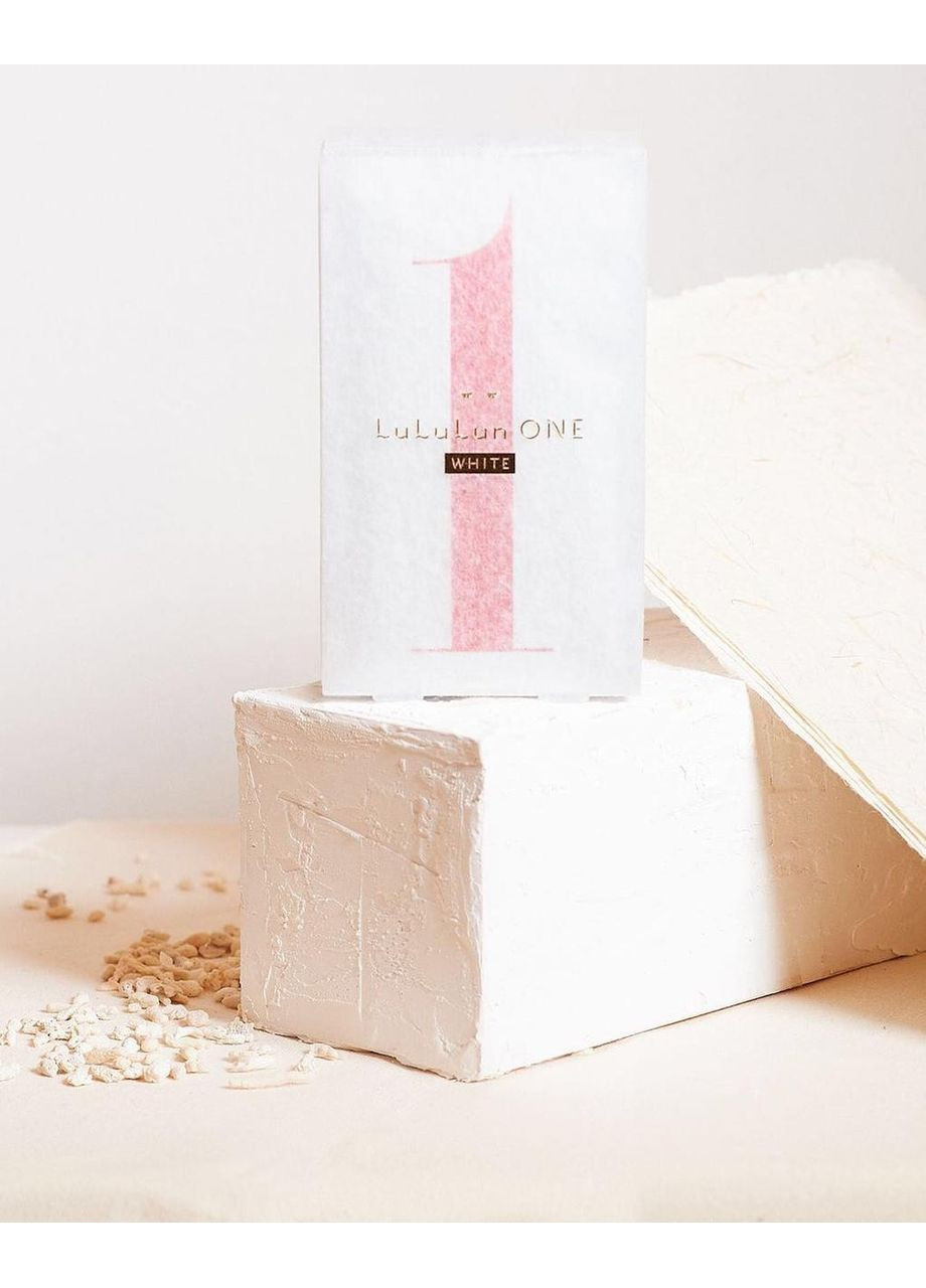 Premium Face Mask One White освітлююча маска для сяйва та свіжості шкіри, 1 шт х 5 уп LuLuLun (356109706)